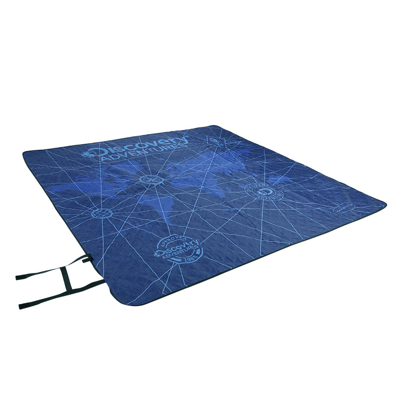 DISCOVERY ADVENTURES EXTRA LARGE PICNIC & BEACH MAT ULTRASONIC WATERPROOF PADDING PORTABLE FOR THE FAMILY, FRIENDS, KIDS, 78.74"x 74.8"