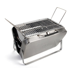 DISCOVERY ADVENTURES CHARCOAL GRILL FOLDING BBQ GRILL PORTABLE BARBECUE  FOR OUTDOOR
