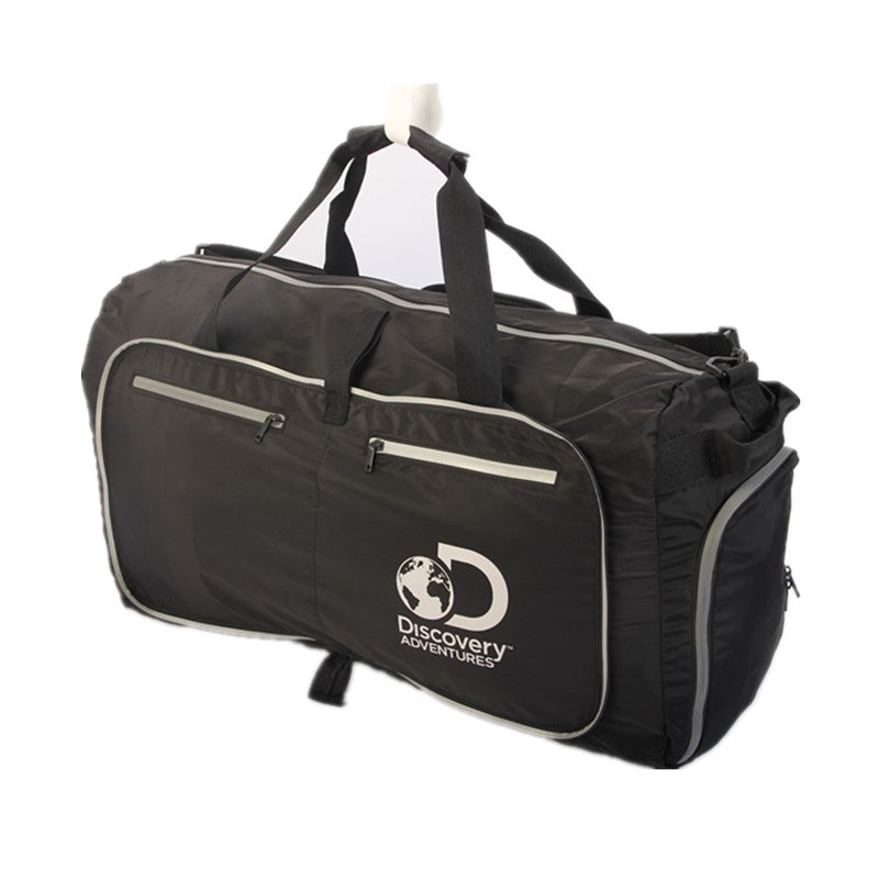 DISCOVERY ADVENTURES FOLDABLE DUFFLE BAG FOR TRAVEL GYM SPORTS LIGHTWEIGHT LUGGAGE DUFFLE