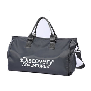 DISCOVERY ADVENTURES LARGE TRAVEL LUGGAGE DUFFEL BAG, BLACK