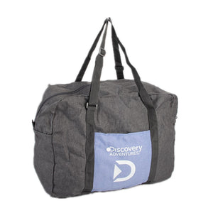 DISCOVERY ADVENTURES FOLDABLE TRAVEL DUFFEL BAG TOTE CARRY ON LUGGAGE SPORT DUFFLE WEEKENDER