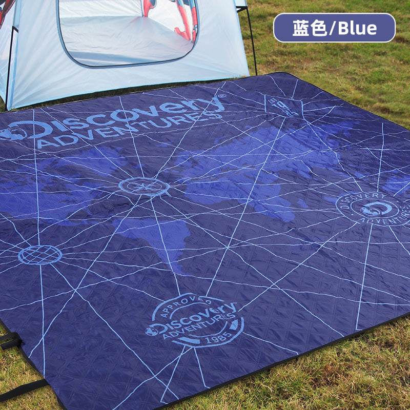 DISCOVERY ADVENTURES EXTRA LARGE PICNIC & BEACH MAT ULTRASONIC WATERPROOF PADDING PORTABLE FOR THE FAMILY, FRIENDS, KIDS, 78.74"x 74.8"
